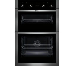 NEFF U14M42N5GB Electric Double Oven - Stainless Steel